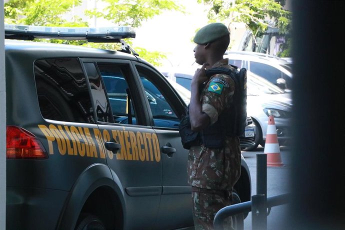 Imagen de archivo de la Policía Federal de Brasil en una operación en Río de Janeiro