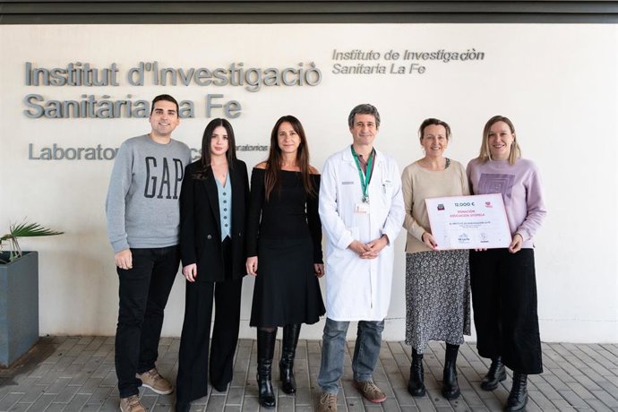 Juan González, Ana Rodríguez, Patricia Rico, Juan Francisco Vázquez, FranFerrer y Mireia Simó. Asociaicón StopELA, Esclerosis Lateral Amiotrófica, Institut d'Investigació Sanitria La Fe.