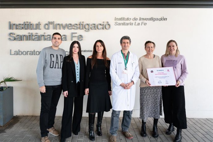 Juan González, Ana Rodríguez, Patricia Rico, Juan Francisco Vázquez, FranFerrer i Mireia Simó. Asociaicón StopELA, Esclerosi Lateral Amiotrófica, Institut d'Investigació Sanitria La Fe.
