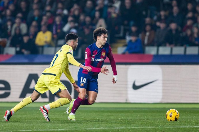 Joao Felix durante el FC Barcelona-Villarreal de LaLiga EA Sports 23-24