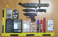 La Guardia Civil desarticula un punto de distribución de drogas en Hervás y detiene a su responsable