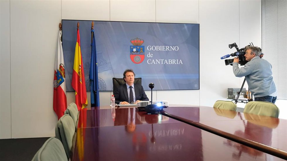 El consejero de Desarrollo Rural, Ganadería, Pesca y Alimentación, Pablo Palencia, participa por videoconferencia en el Consejo Consultivo de Política Agrícola para Asuntos Comunitarios