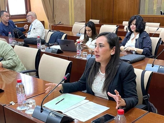 Archivo - La secretaria general del PSOE de Algeciras y parlamentaria andaluza, Rocío Arrabal, en una foto de archivo.