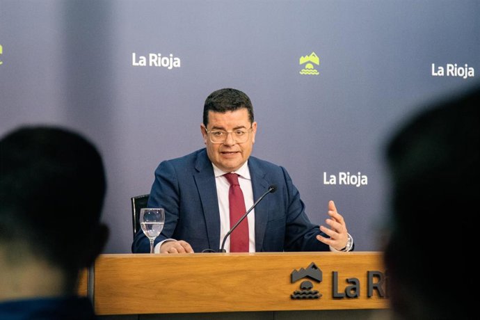 El portavoz del Gobierno de La Rioja, Alfonso Domínguez