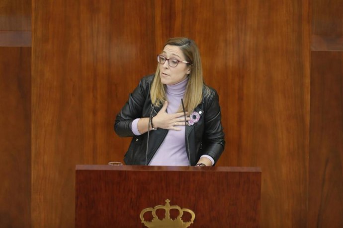 Archivo - La diputada del PSOE Lorena Morales Porro.