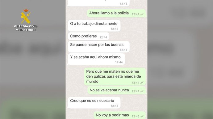 Imatge dels missatges rebuts