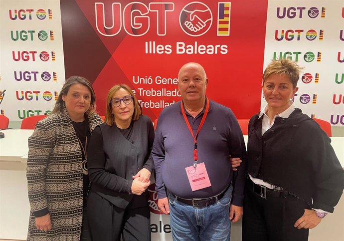 La Comisión Gestora que dirigirá UGT en Baleares hasta que se celebre un nuevo Congreso.