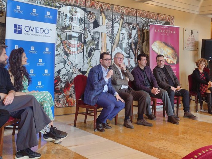 Presentación en el Teatro Campoamor de 'La gran vía' y 'Adiós a la bohemia' dentro del XXXI Festival de Teatro Lírico Español