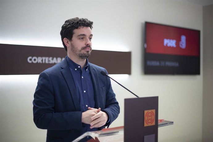 El portavoz adjunto del PSOE en las Cortes de Aragón, Darío Villagrasa.