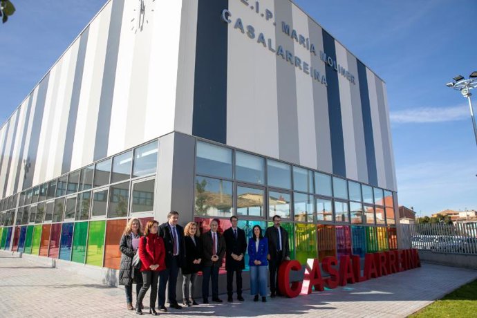El nuevo colegio de Casalarreina, con 93 alumnos, "representa la mejora y modernización de infraestructuras educativas"