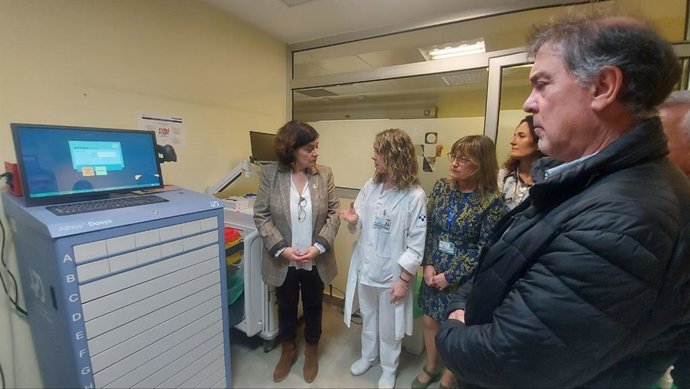 Concepción Saavedra en el Hospital Valle del Nalón