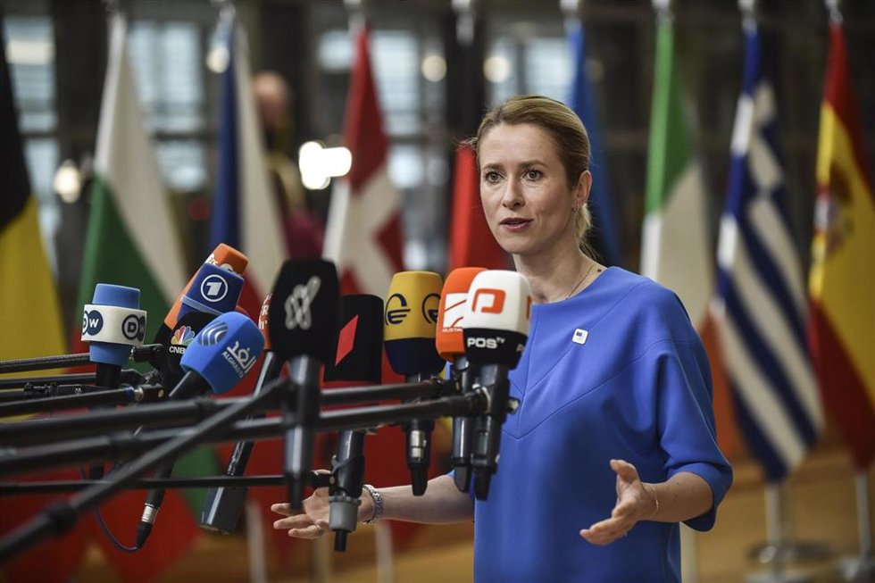 Archivo - Kaja Kallas, primera ministra de Estonia