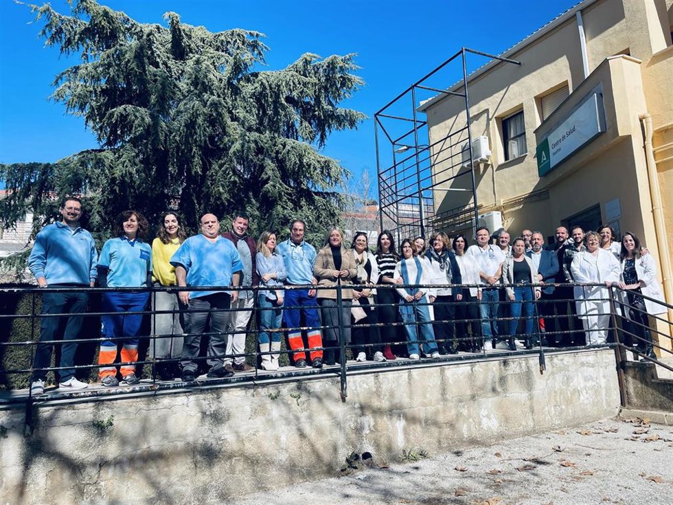 Visita al centro de salud de Huelma.