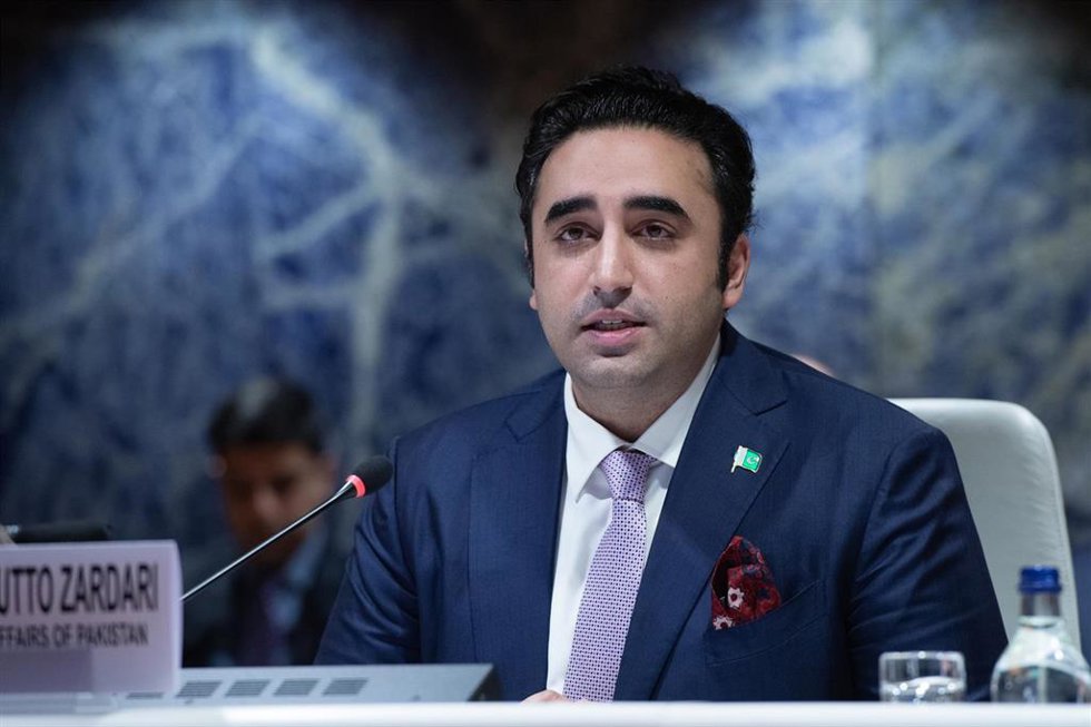 Archivo - El exministro de Exteriores de Pakistán, Bilawal Bhutto-Zardari, líder del Partido Popular de Pakistán (PPP)