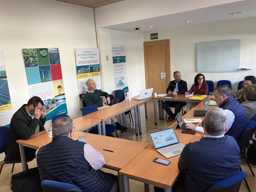 Junta directiva de Hortyfruta reunida este martes en Almería