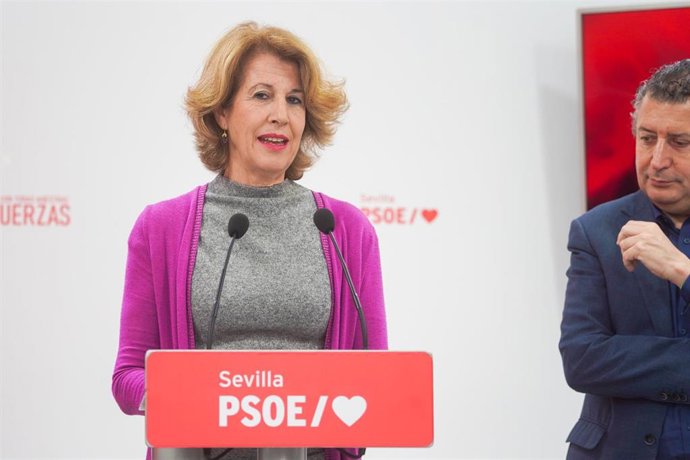 Archivo - Mar González atiende a los medios de comunicación