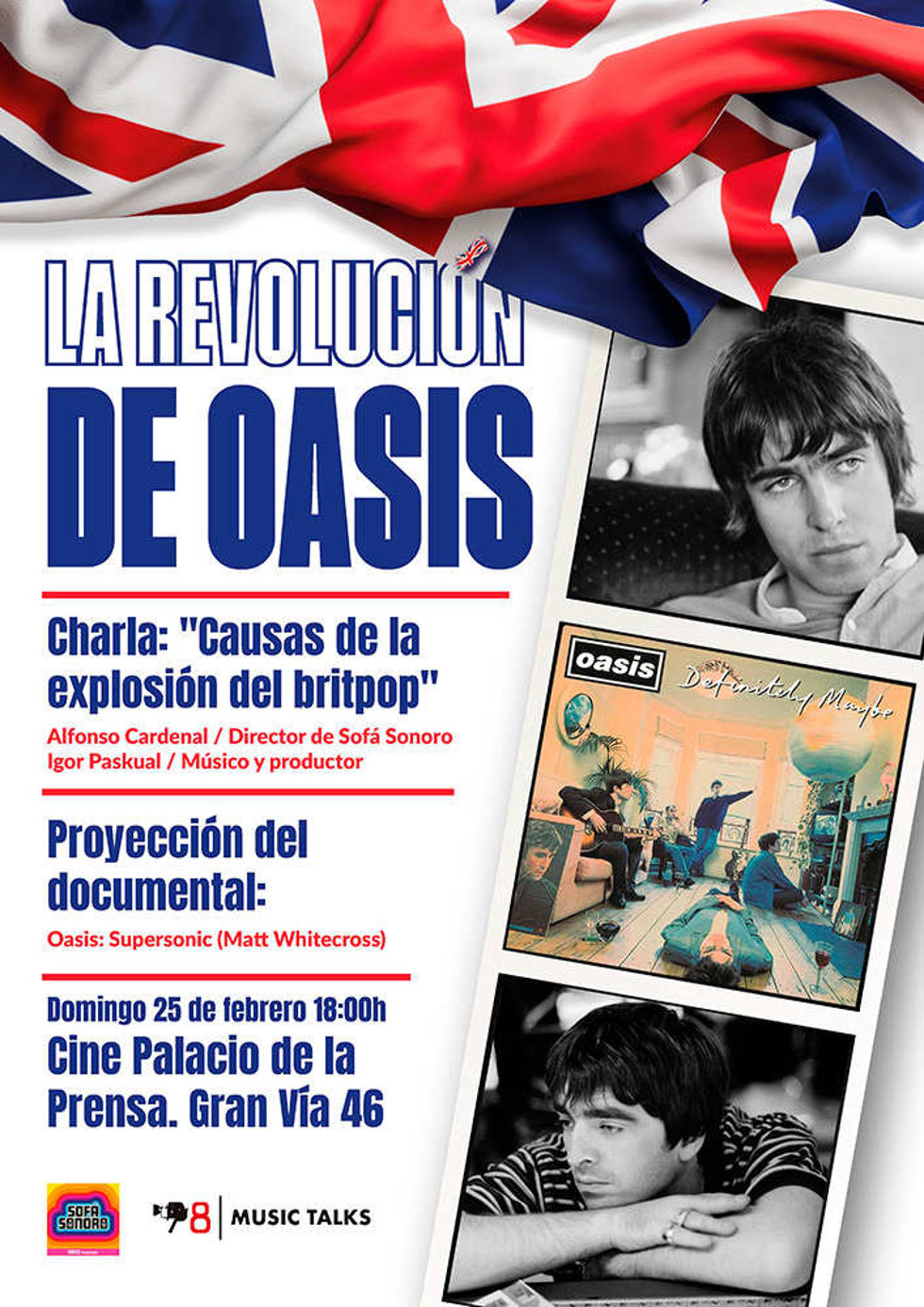 Músicos, expertos y periodistas charlarán sobre grandes momentos del rock el domingo en el ciclo 'Music Talks'