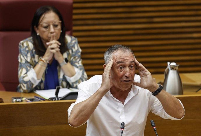 Archivo - Arxiu- El síndic de Compromís, Joan Baldoví, en un ple de les Corts