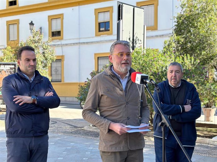 Javier Vacas, Juanra Valdivia y Antonio Navas en Priego de Córdoba.