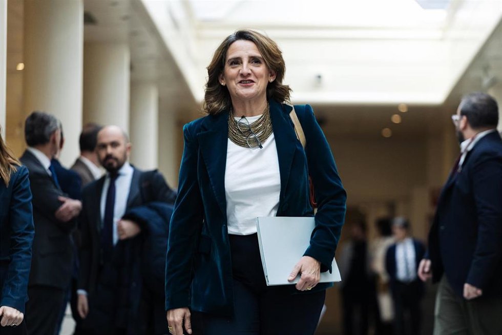 La vicepresidenta tercera y ministra para la Transición Ecológica y el Reto Demográfico, Teresa Ribera.