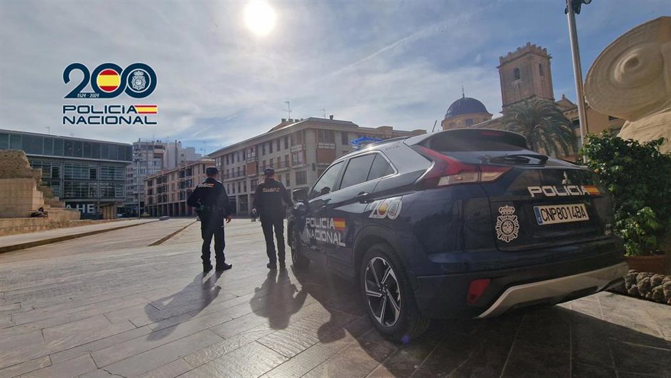 Policía Nacional en Elche.