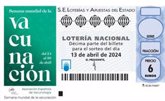 Foto: La Asociación Española de Vacunología da visibilidad a la Semana Mundial de la Vacunación en la Lotería Nacional