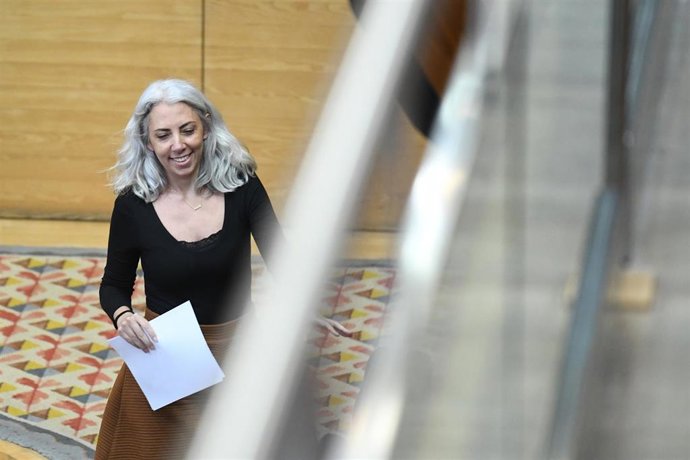 Archivo - La diputada de Más Madrid en la Asamblea de Madrid, Jazmín Beirak.