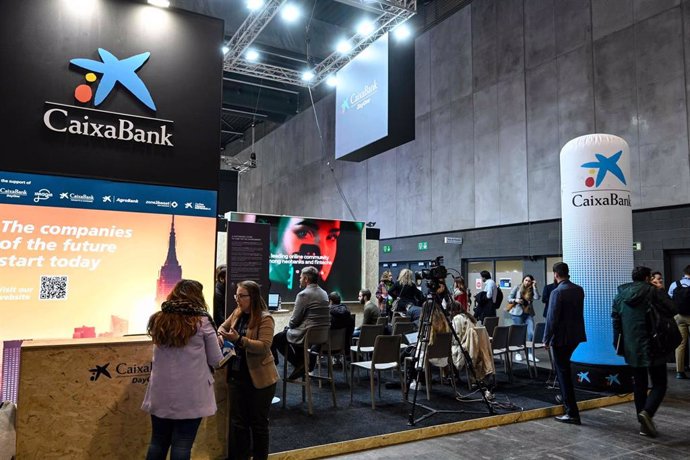 Estand de CaixaBank DayOne en el 4YFN 2023