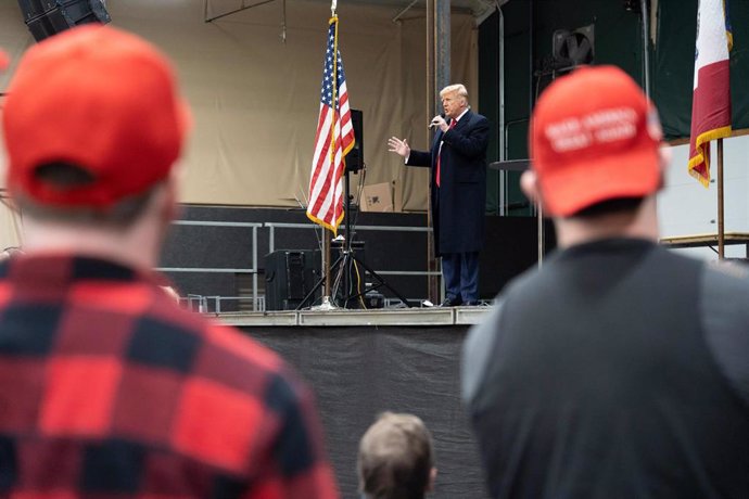 Archivo - El expresidente de Estados Unidos Donald Trump en un acto de campaña