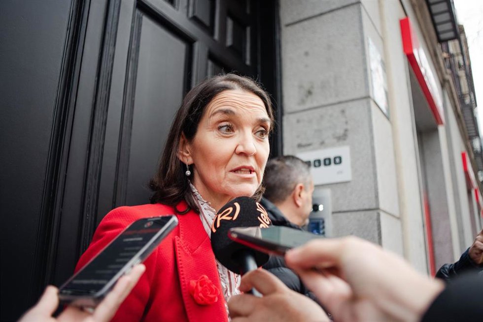 La portavoz del PSOE en el Ayuntamiento, Reyes Maroto
