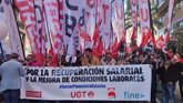 Foto: Trabajadores de banca protestan en Valncia por "perder poder adquisitivo" mientras se registran "beneficios récord"
