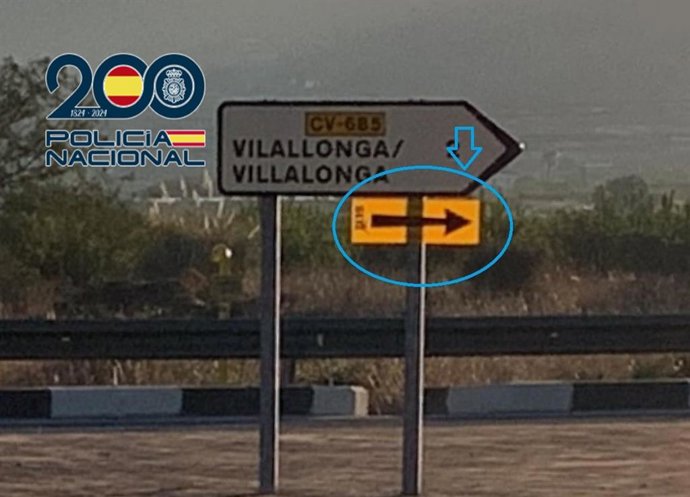 Senyals furtats de la Volta Ciclista a la Safor