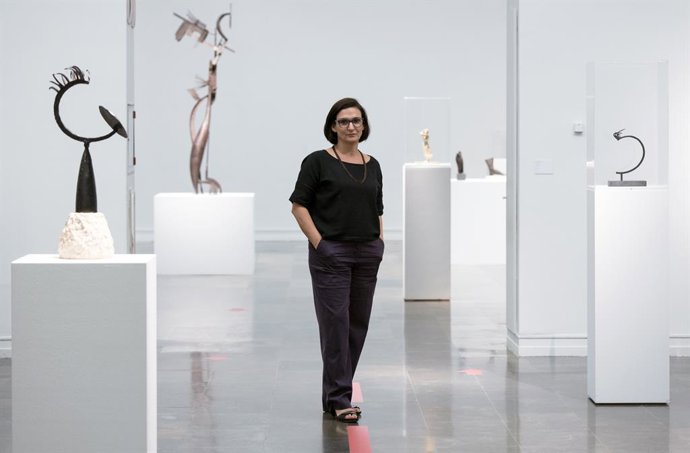 Archivo - Arxiu - La directora de l'Institut de València d'Art Modern (IVAM), Nuria Enguita, en imatge d'arxiu. 