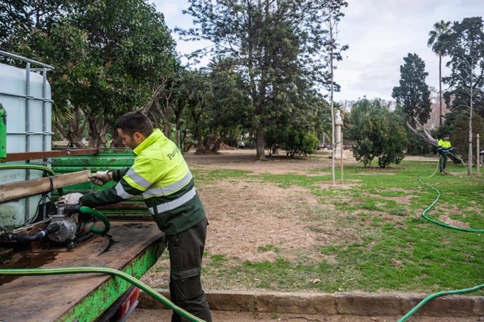 Personal de Parcs i Jardins a Barcelona