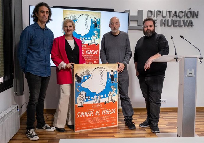 Presentación en la Diputación de Huelva presentación del cartel y del trailer del largometraje documental 'Summers el rebelde', dirigida por Miguel Olid.