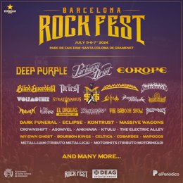 Cartell del Barcelona Rock Fest 2024