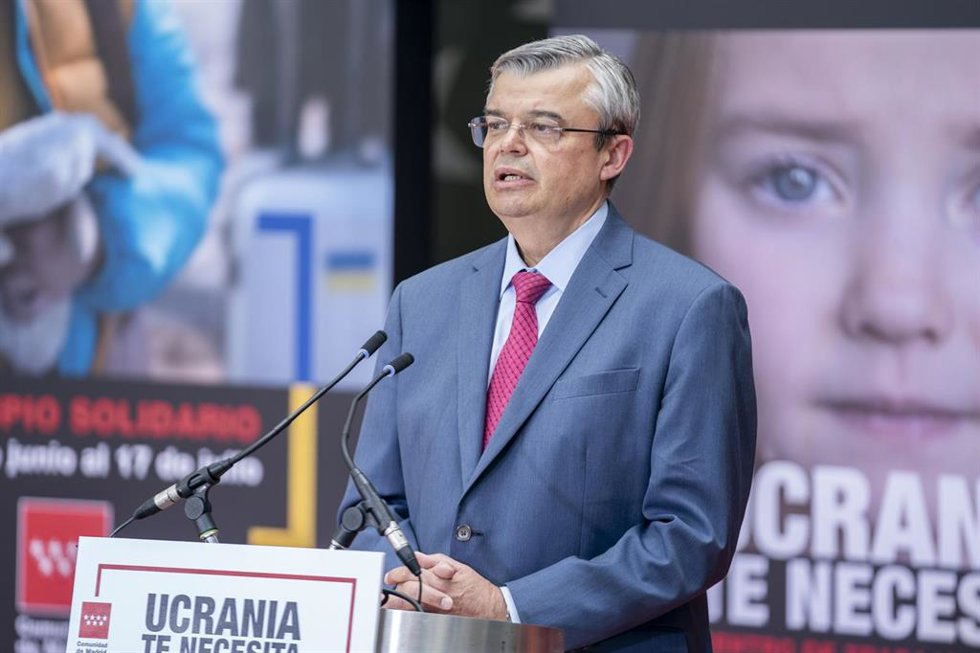 Archivo - El embajador de Ucrania en España, Serhii Pohoreltsev.