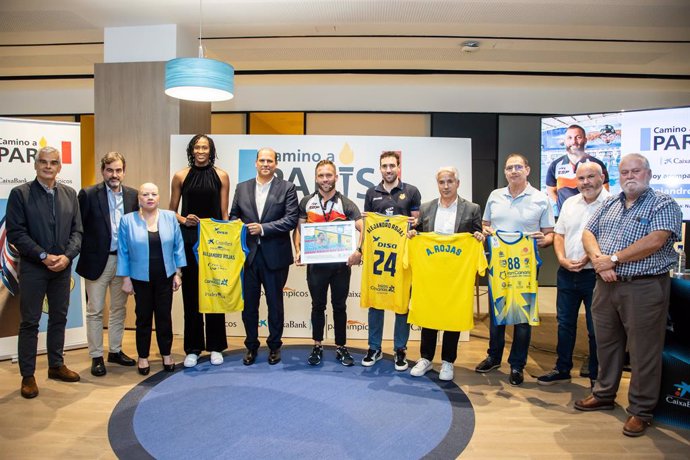 CaixaBank y entidades deportivas de Gran Canaria acompañan a Alejandro Rojas en su 'Camino a París'