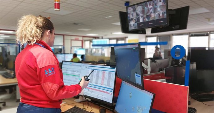 Sala operativa del 112 Canarias