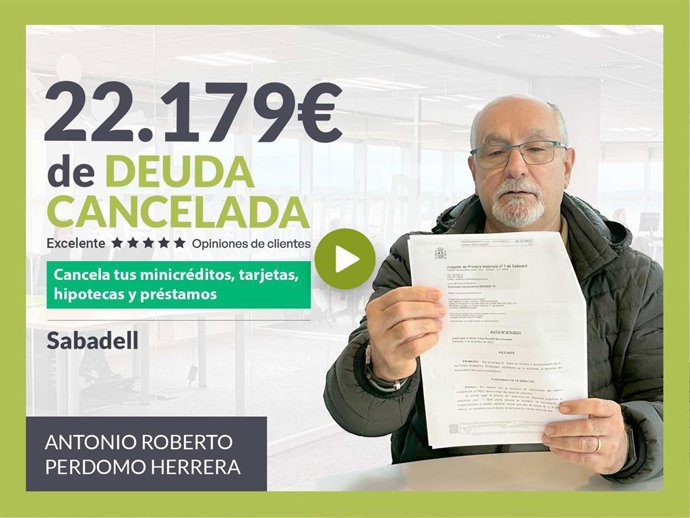 Exonerado con Repara tu Deuda por la Ley de Segunda Oportunidad