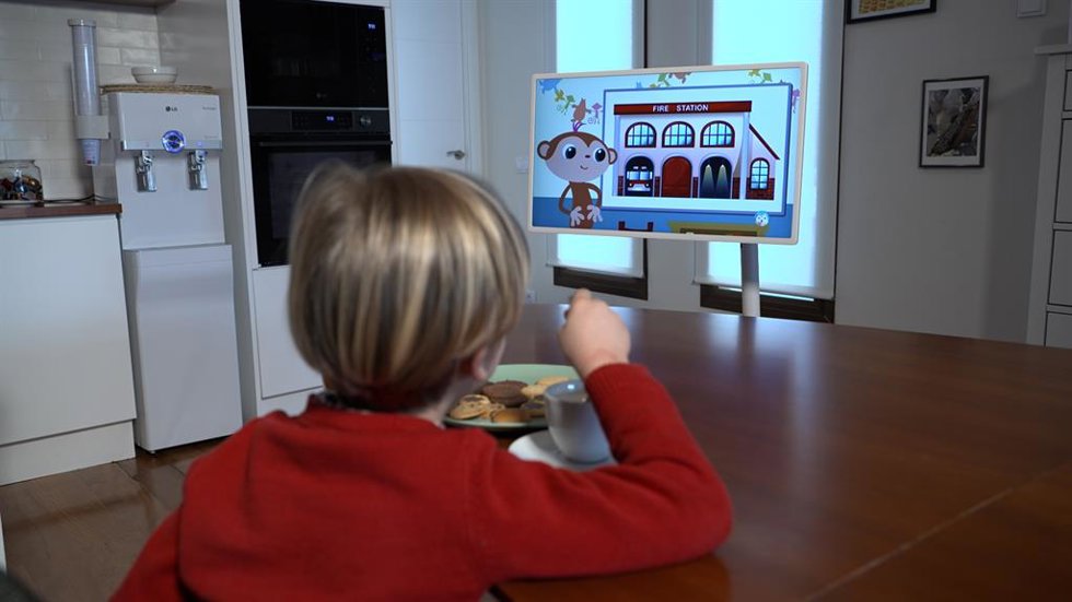 En 3 de cada 4 hogares, el televisor es el soporte más usado por los niños para