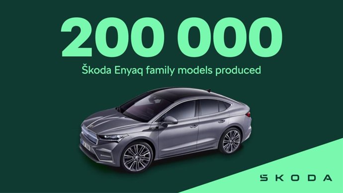 200.000 Unidades Producidas Del Skoda Enyaq