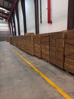Archivo - Mascarillas recibidas cuya compra será auditada por el Servicio de Salud de Baleares