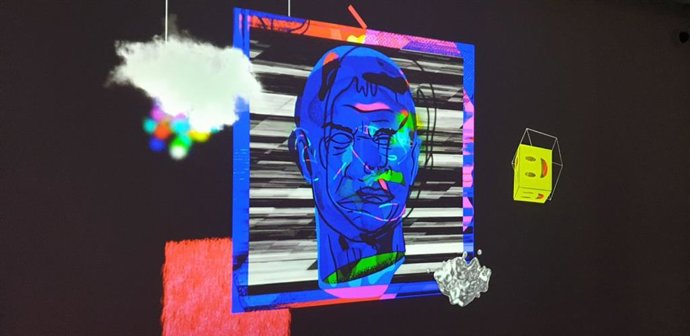 Pieza de la muestra 'TODO MUY GUAY, en serio' del artista vallisoletano Iván Serrano 'Primo', en el Patio Herreriano