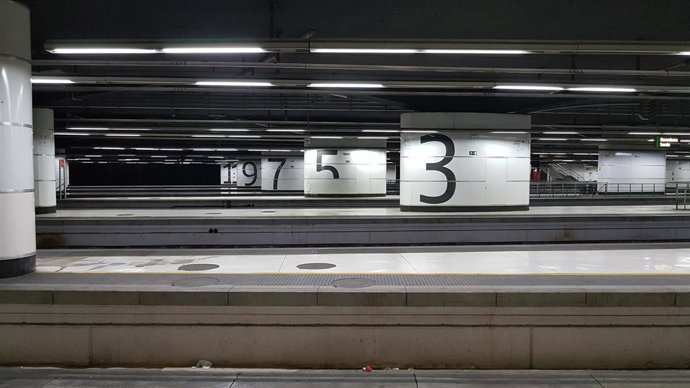 Archivo - Imagen de archivo de la Estació de Sants (Barcelona)