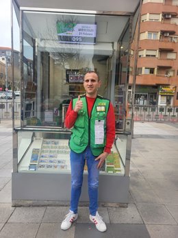 Trabajador de la ONCE que vendió el cupón premiado en Salamanca