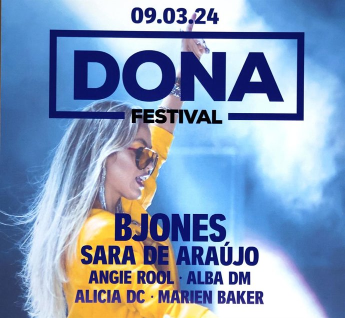 Imagen del cartel del Dona Festival Fallas 2024