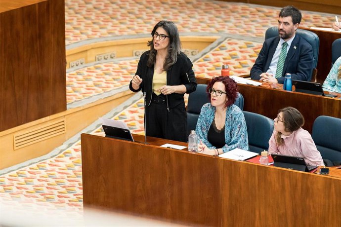 Manuela Bergerot, portavoz de Más Madrid en la Asamblea de Madrid