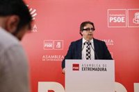 El PSOE extremeño se muestra "dispuesto" a acordar sobre financiación aunque admite que le "separan muchas cosas del PP"