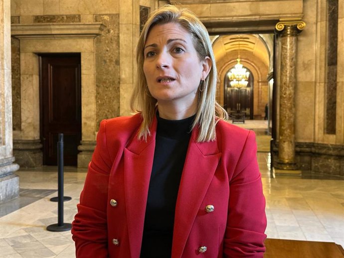 La portaveu d'ERC, Raquel Sans